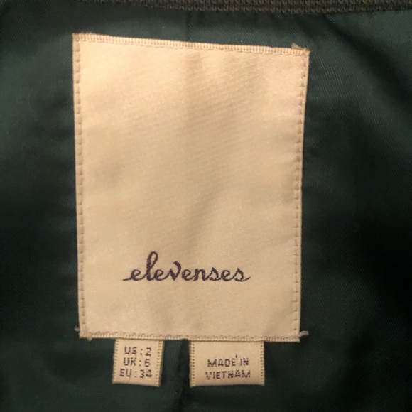 Anthropologie Elevenses Tamarisk Lattice coat sz 2 - Picture 3 of 3